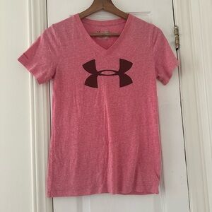 Under Armour pink T-Shirt-XS